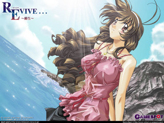 Revive anime beach pinkdress mountain - a pink dress free wallpaper