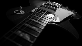 Black white guitar background black 2 - eric taylor free wallpaper