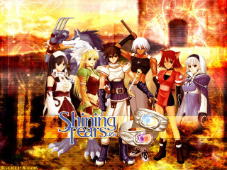 Shining tears anime fantasy embers - a fire background free wallpaper