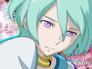 Anime bluehair pinkeyes sadportrait eizankikukawa - pink eye free wallpaper