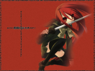 Woman sword red background yandere - a red border free wallpaper for desktop