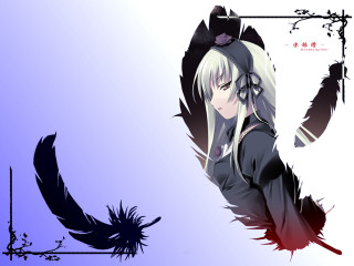 Silver wings rose lolita hairband - a anime character free wallpaper