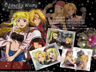 Edward wintry anime fantasy poster - a caption free wallpaper for desktop