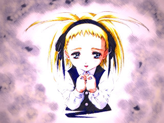 Blonde girl gothic manga 1999 - a black vest free wallpaper