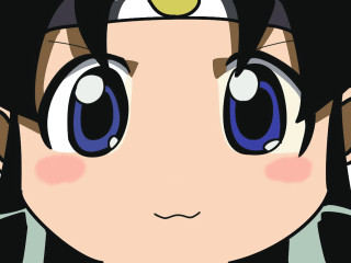 Cartoon bigeyes hat star anime - a yellow star free wallpaper