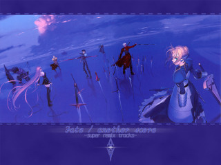 Fate armor girls blue sky - a blue room free wallpaper