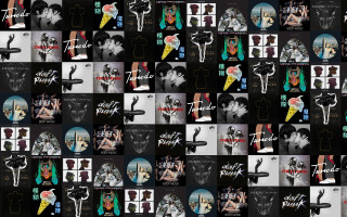 Diverse hair colors makeup styles - a collage of images free wallpaper