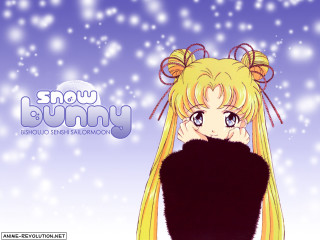 Anime blonde hair snowy starry - a black shirt free wallpaper