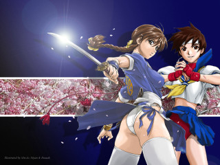 Sakura kasumi anime swords flower - sword free wallpaper for desktop