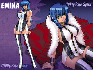 Neogeo 2girls bluehair furcoat cape - neogeo free wallpaper