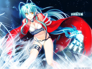 Eizan kikukawa anime astral bikini - a red cape free wallpaper