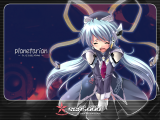 Anime whitehair cat ears armor - a anime character free wallpaper