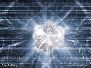 Girl white dress angel wings - line free wallpaper for desktop