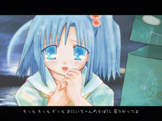 Anime bluehair blueeyes crying smile - her chin free wallpaper