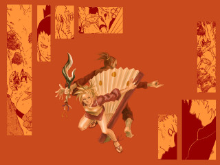 Woman fan man sword red - a sword in front free wallpaper