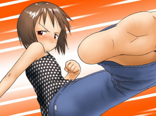 Woman polkatop redbackground giantess ayakorokkaku - giantess art free wallpaper
