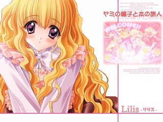 Girl blonde hair starry portrait - big free wallpaper for desktop