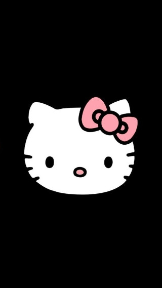 Hello kitty wallpaper black background - felixkelly free wallpaper for mobile