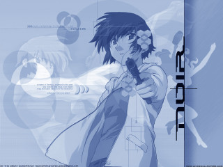 Man gun pointing camera blue - neodada free wallpaper for desktop