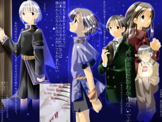 Group people blue background asian 2 - asian character free wallpaper