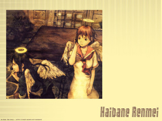 Girl bird wings dress halo - a picture of a girl free wallpaper for desktop