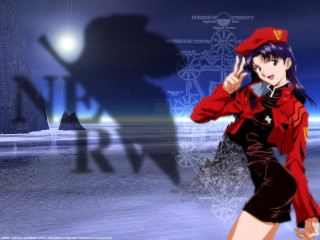 Anime girl red uniform shadow - a red uniform free wallpaper