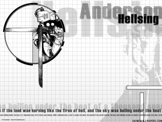 Hellsing analytical art cross gun - laurie greasley free wallpaper