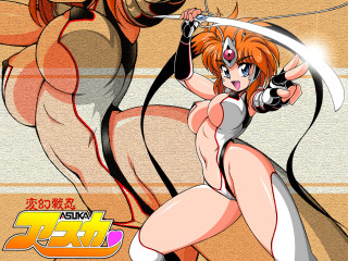 Cartoon women swords fence manga - her hand and another woman free wallpaper