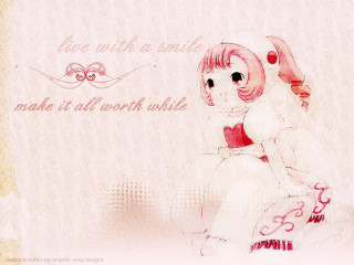 Pink haired girl white dress 4 - a pink hair free wallpaper for desktop