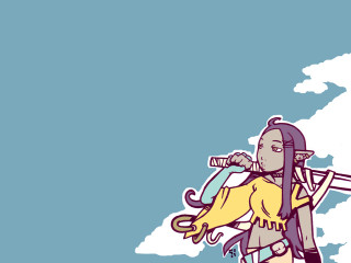 Woman sword bird highfantasy lineart - high fantasy free wallpaper