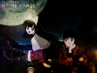 Moonlit anime bench aurora fireflies - orphism free wallpaper