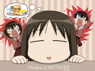Cartoon women burger anger anime - her mouth free wallpaper