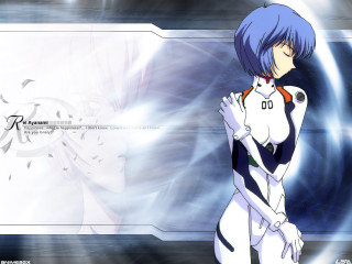 Anime bluehair whitebody bluebackground neo - a white body free wallpaper