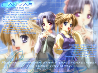 Anime girls blue background eizan - anime visual free wallpaper