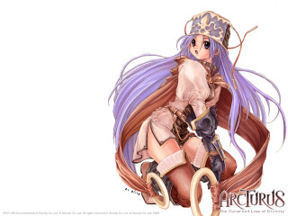 Woman hat longhair sitting scissors - character art free wallpaper