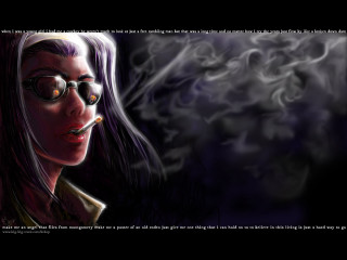 Eldritch woman smoke glasses dark - eldritch free wallpaper