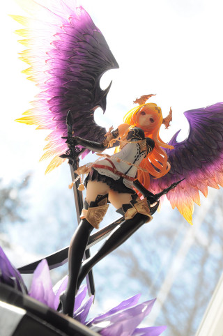 Doll sword wings pole window - a statue free wallpaper for mobile