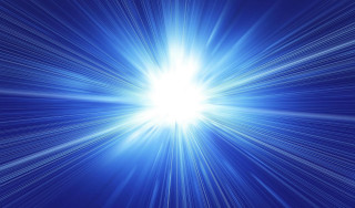 Bright blue star burst blue - len free wallpaper