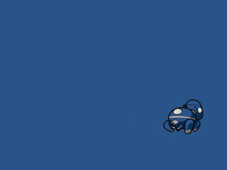 Blue cartoon tennis character pixel - the other hand free wallpaper for desktop
