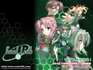 Anime characters green background night - black letter free wallpaper
