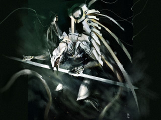 Woman sword giant squid detailed - her body free wallpaper for desktop