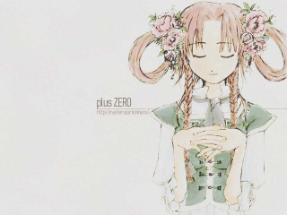 Girl flower braid cellphone smile - color page free wallpaper