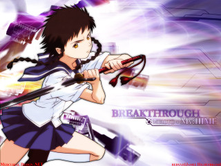 Girl microphone purple background shock - a microphone free wallpaper