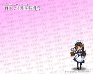 Maid girl cat pink background - the word free wallpaper for desktop