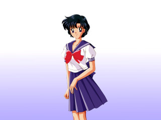 Ayako rokkaku sailor uniform portrait - a bow tie free wallpaper