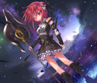 Girl sword sci fi aurora - elysium free wallpaper