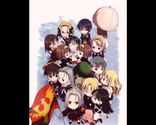 Anime group flag ball kikukawa - assemblage free wallpaper for desktop