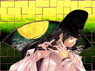 Woman hat flute anime fantasy - a flute free wallpaper