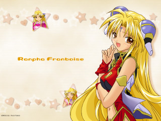Blonde star magical girl portrait - anime style free wallpaper