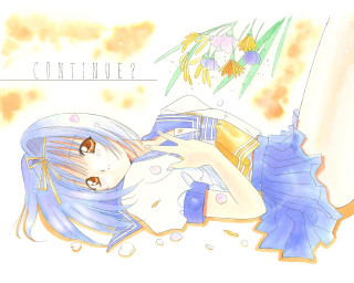 Blue haired woman manga anime - a drawing of a woman free wallpaper